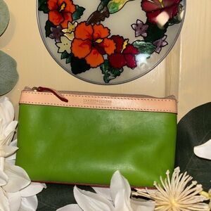 Dooney & Bourke Vibrant Green Pouch - Makeup bag